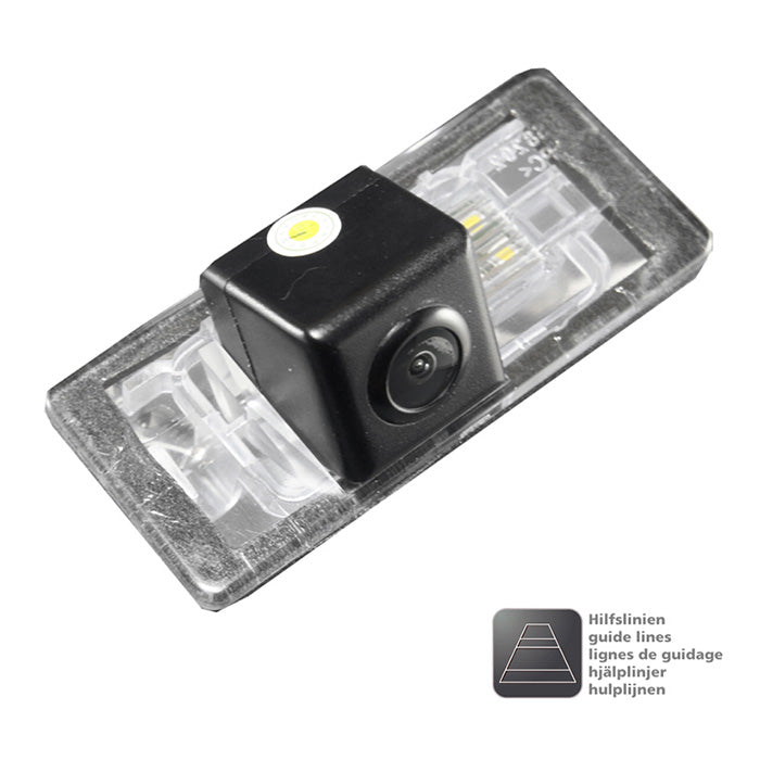 Bakkamera til Audi (koldt hvidt lys) - erstatning nummerpladelys, inkl. kabelsæt NAVLINKZ