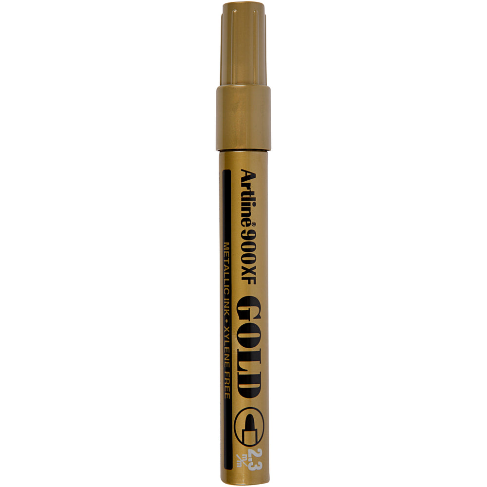 Dekorationstusch, streg 2,3 mm, guld, 1 stk.