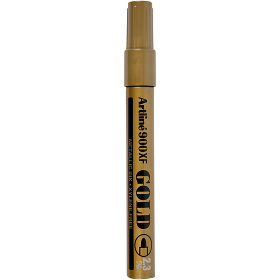 Dekorationstusch, streg 2,3 mm, guld, 1 stk.