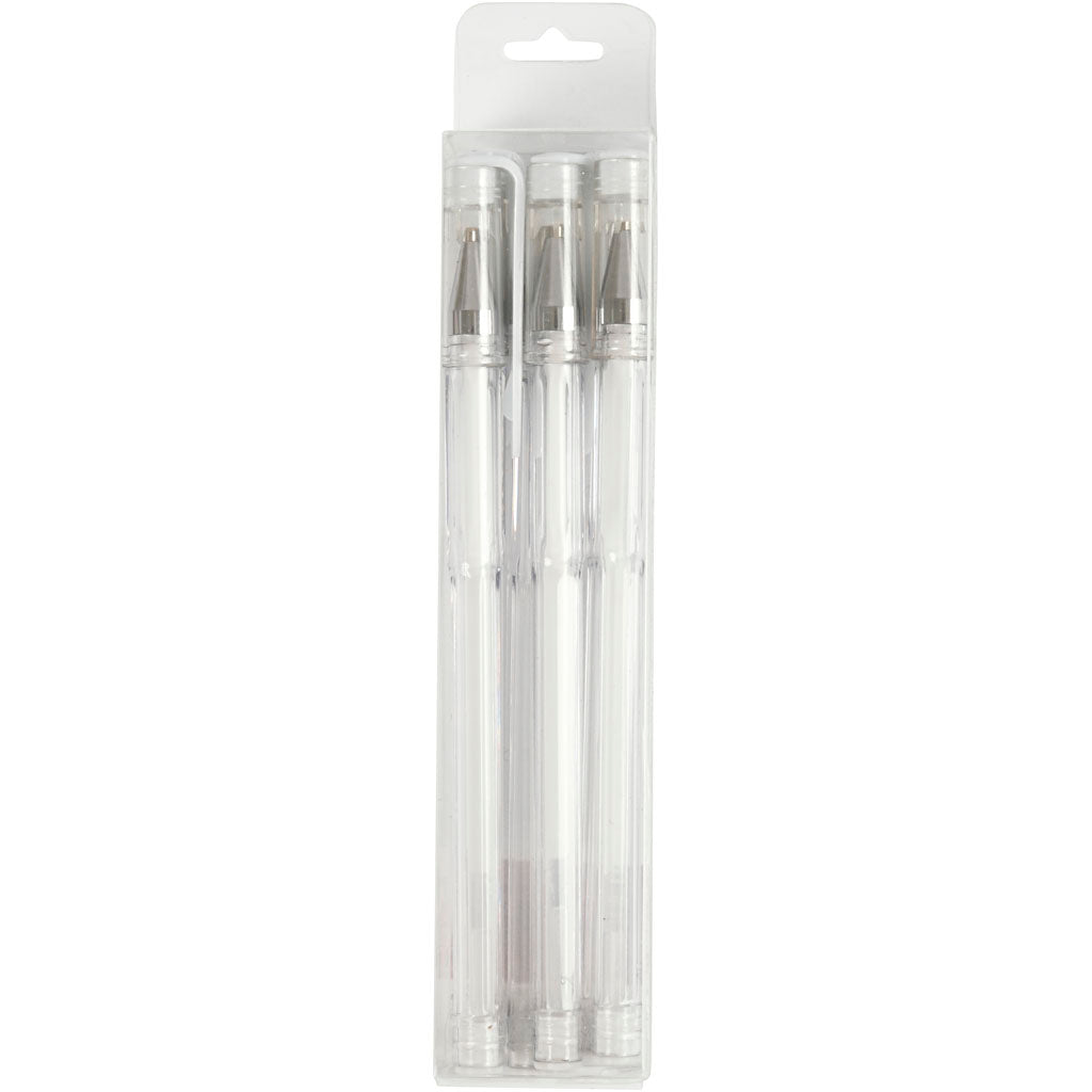 Gel kuglepen, streg 0,8 mm, hvid, 6 stk./ 1 pk.