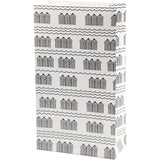Papirposer, H: 21 cm, str. 6x12 cm, 80 g, sort, hvid, 8 stk./ 1 pk.