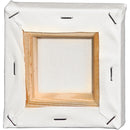 Malerlærred, D: 1.6 cm, str. 10x10 cm, 360 g, hvid, 1 stk.