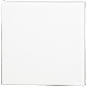 Malerlærred, D: 1.6 cm, str. 20x20 cm, 360 g, hvid, 1 stk.