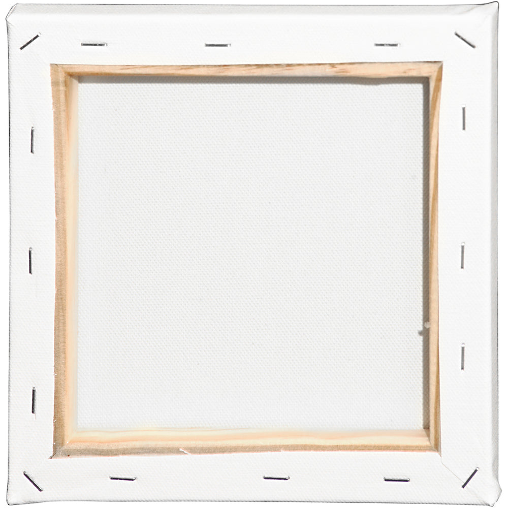 Malerlærred, D: 1.6 cm, str. 20x20 cm, 360 g, hvid, 1 stk.