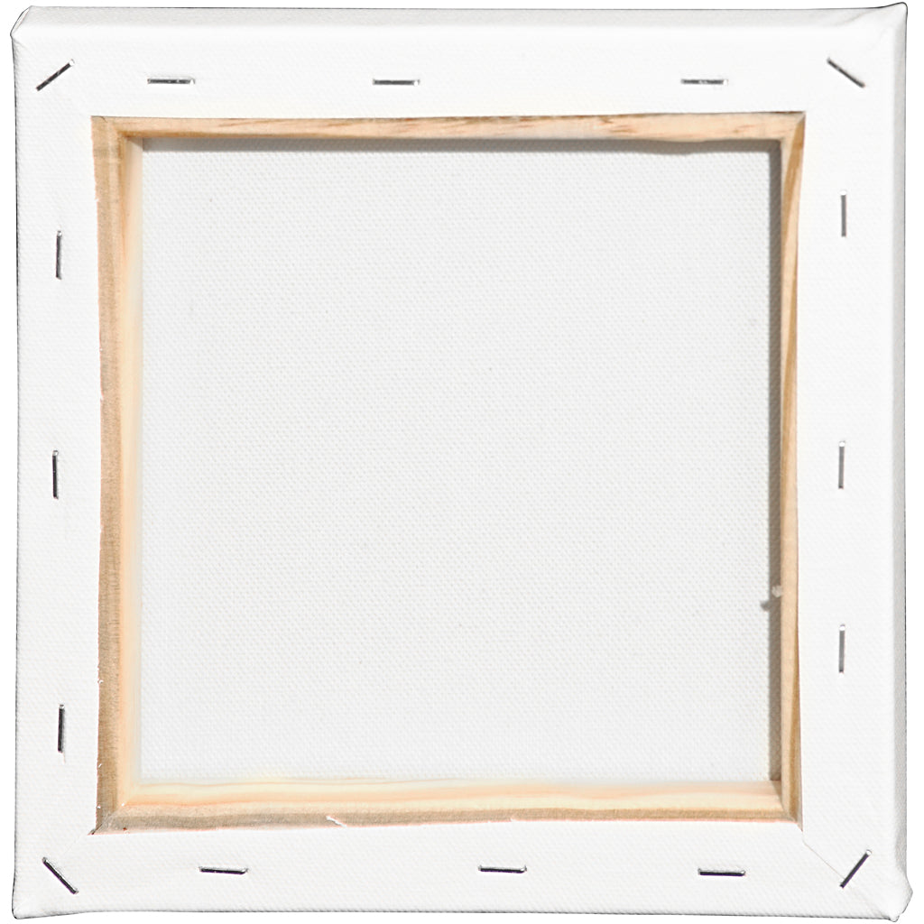 Malerlærred, D: 1.6 cm, str. 20x20 cm, 360 g, hvid, 1 stk.