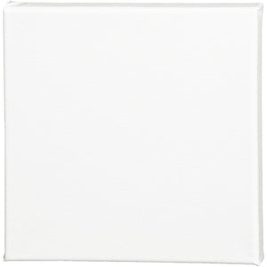 Malerlærred, D: 1.6 cm, str. 20x20 cm, 360 g, hvid, 10 stk./ 1 pk.