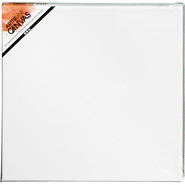 Malerlærred, D: 1.6 cm, str. 30x30 cm, 360 g, hvid, 10 stk./ 1 pk.