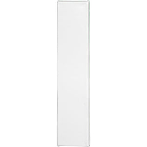 Malerlærred, D: 1.6 cm, str. 10x50 cm, 360 g, hvid, 10 stk./ 1 pk.