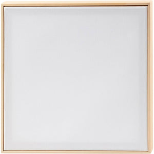 Malerlærred med træramme, str. 30x30 cm, 280 g, hvid, 1 stk.