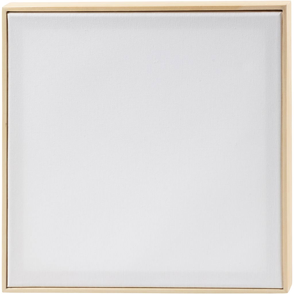 Malerlærred med træramme, str. 30x30 cm, 280 g, hvid, 10 stk./ 1 pk.