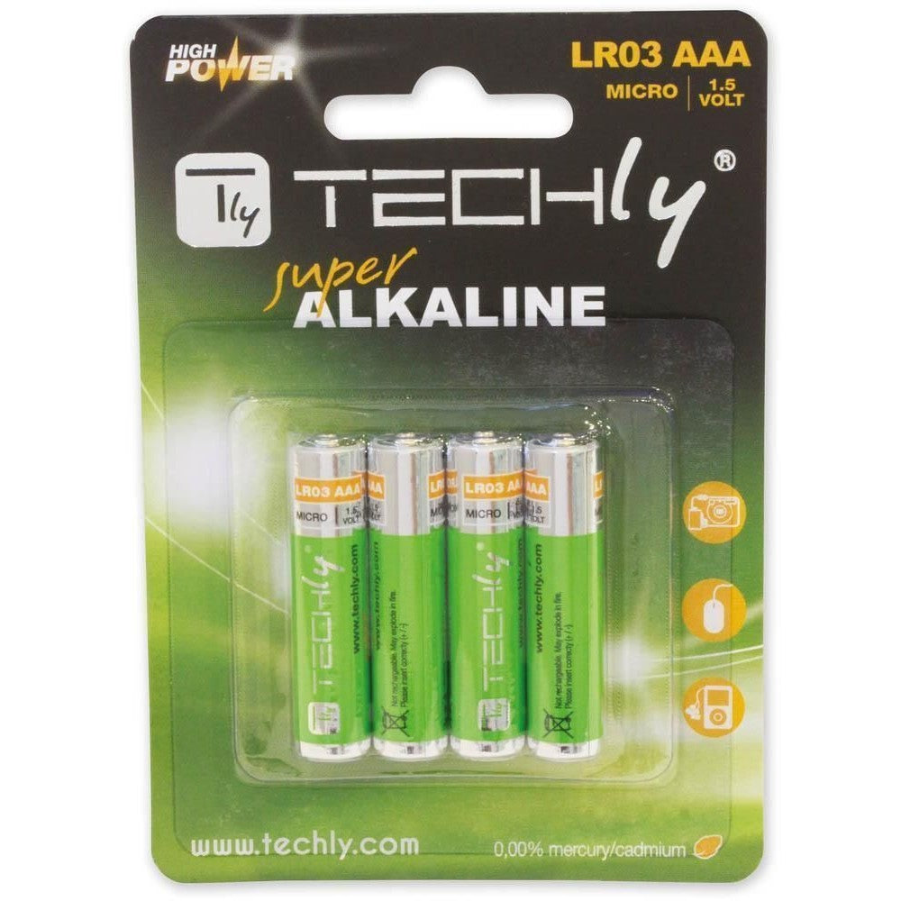 TECHly AAA / LR03 Standardbatterier
