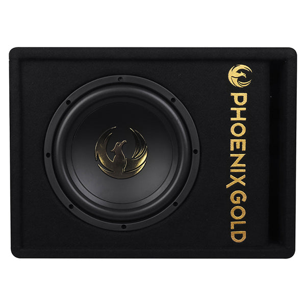 Phoenix Gold 10 Subwoofer M Kabler Og Fjernbetjening Kompakt - Phoenix_g