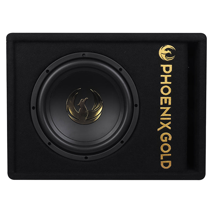 Phoenix Gold 10 Subwoofer M Kabler Og Fjernbetjening Kompakt - Phoenix_g
