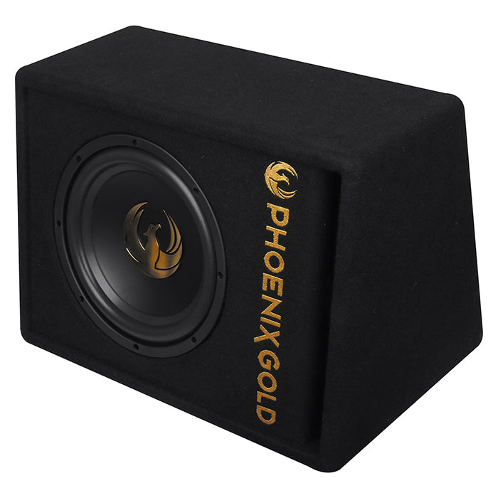 Phoenix Gold 10 Subwoofer M Kabler Og Fjernbetjening Kompakt - Phoenix_g