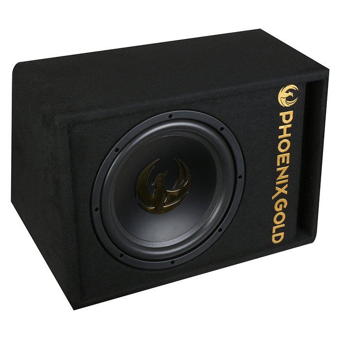Phoenix Gold 12 subwoofer m kabler og fjernbetjening
