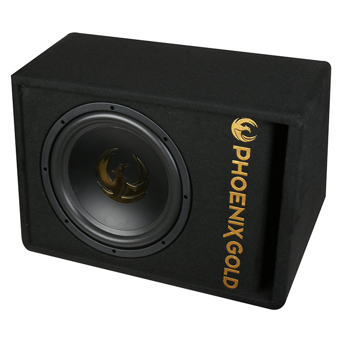 Phoenix Gold 12 subwoofer m kabler og fjernbetjening