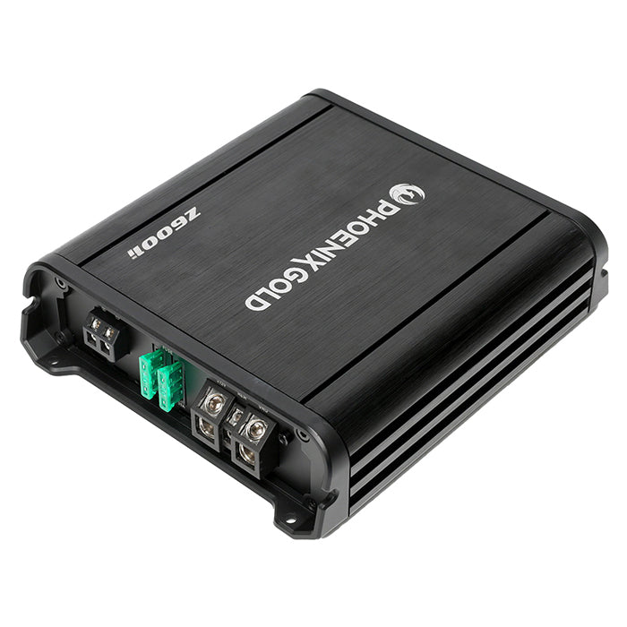 Monoblokforstærker 1x600W RMS 1Ω, monoforstærker med køleventilator - Phoenix Gold