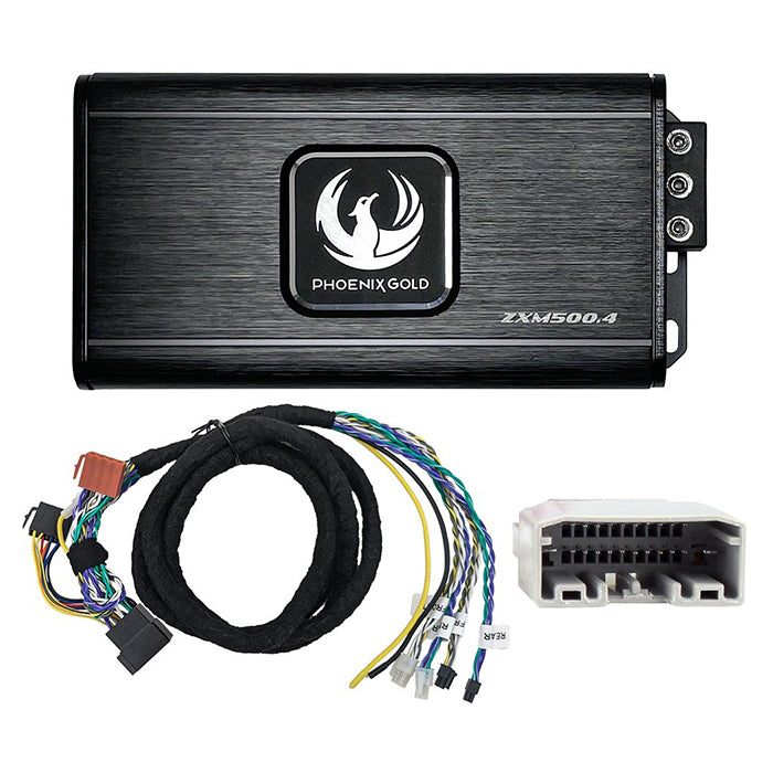 Forstærker 4x125W Plug-N-Play til Chrysler Dodge Jeep - Phoenix Gold