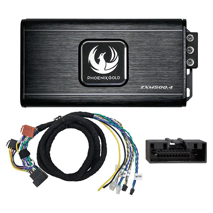 Forstærker Plug-N-Play til Ford 2010+ (4x125W) - ZXMPF3 Kit, Phoenix Gold