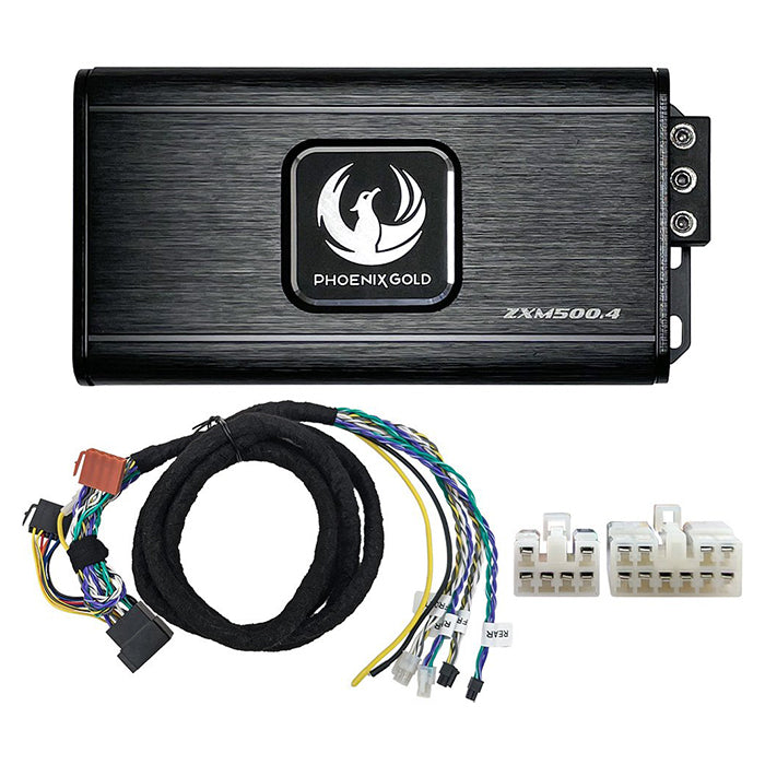Forstærker Toyota 2003-2021 Plug & Play 4x125W ZXM500.4 inkl. ISO-harness - Phoenix Gold