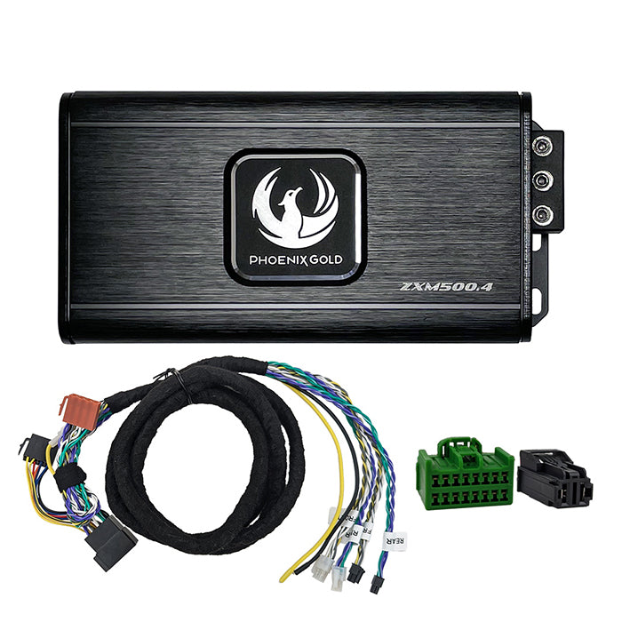 4x125W Plug-n-Play forstærker til Volvo 2017+ (ZXM500.4 + ISO-harness) - Phoenix Gold