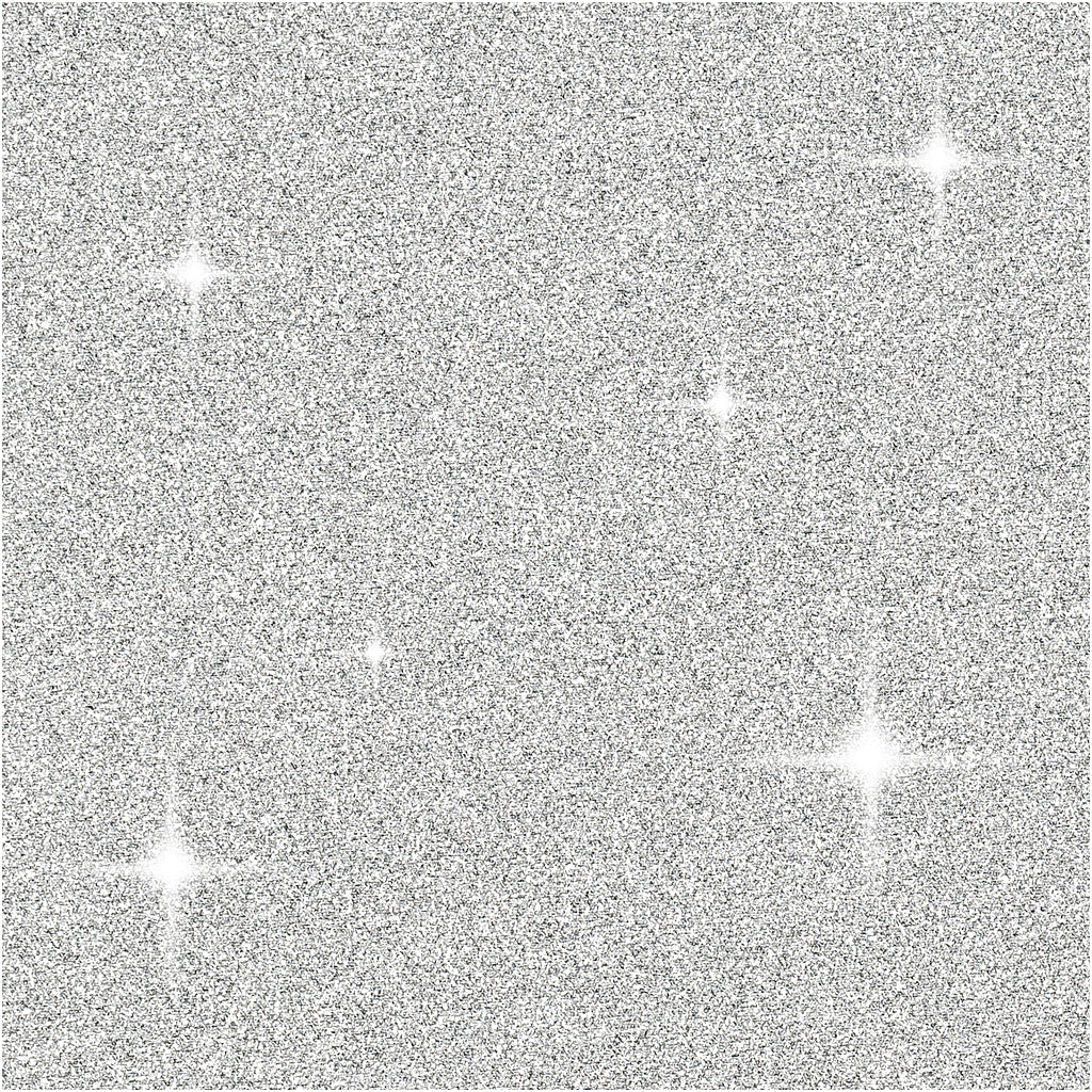 Designpapir , ark 30,5x30,5 cm, 120+128 g, sølv, 2 ark/ 1 pk.