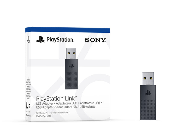 [AI generated title] Sony PlayStation Link Usb-Adapter til Pulse Headset