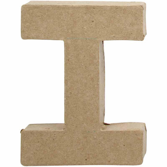 Bogstav, I, H: 10 cm, B: 7,5 cm, tykkelse 1,7 cm, 1 stk.