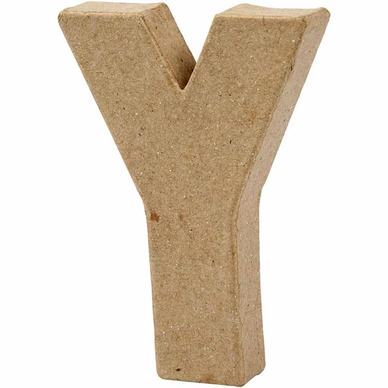 Bogstav, Y, H: 10 cm, B: 7,9 cm, tykkelse 1,7 cm, 1 stk.