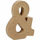 Tegn, &amp;, H: 10 cm, B: 7,5 cm, tykkelse 1,7 cm, 1 stk.