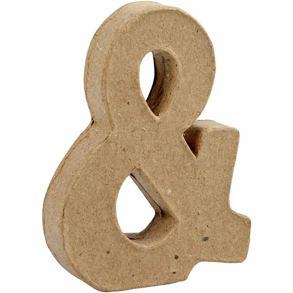 Tegn, &amp;, H: 10 cm, B: 7,5 cm, tykkelse 1,7 cm, 1 stk.