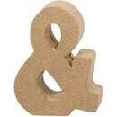 Tegn, &amp;, H: 10 cm, B: 7,5 cm, tykkelse 1,7 cm, 1 stk.