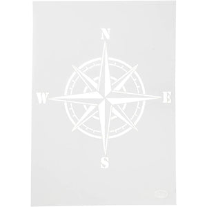 A4 Stencil Kompas - Præcise Cirkler og Designs