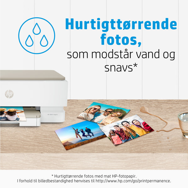 HP Fotopapir 100 x 150 mm 25ark 7HF70A