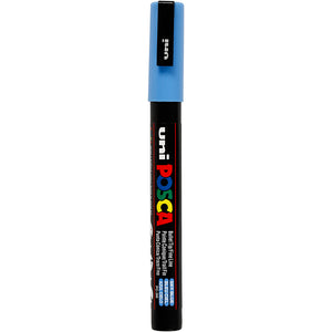 Posca Tusch, PC-3M, streg 0,9-1,3 mm, fine, himmelblå, 1 stk.