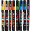 Posca Tusch, nr. PC-3ML, streg 0,9-1,3 mm, glitterfarver, 8 stk./ 1 pk.