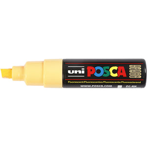 Posca Tusch, PC-8K, streg 8 mm, broad, fluorescerende lys orange, 1 stk.