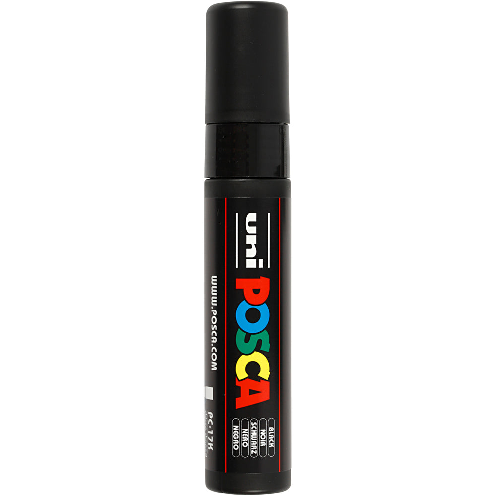 Posca Tusch, nr. PC-17K, streg 15 mm, extra broad, sort, 1 stk.