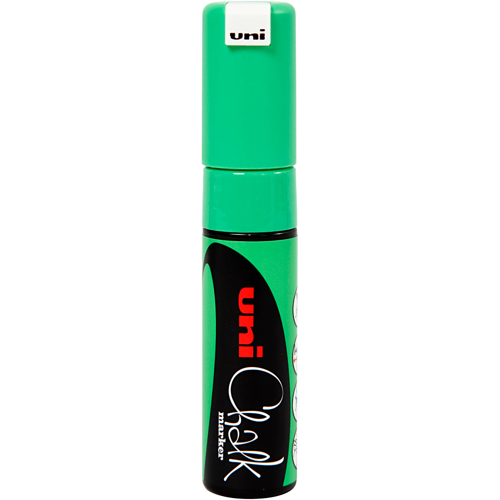 Chalk Marker, streg 8 mm, neon grøn, 1 stk.