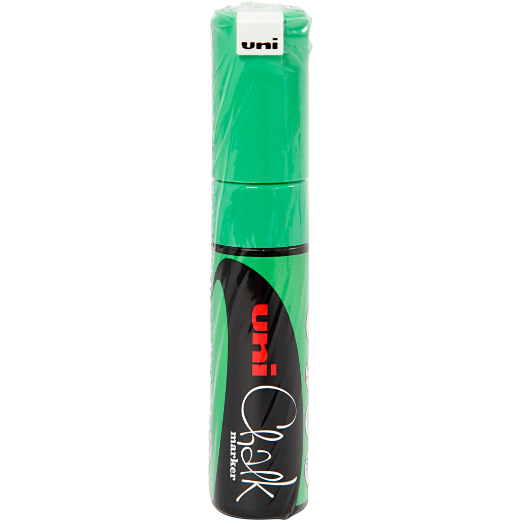 Chalk Marker, streg 8 mm, neon grøn, 1 stk.