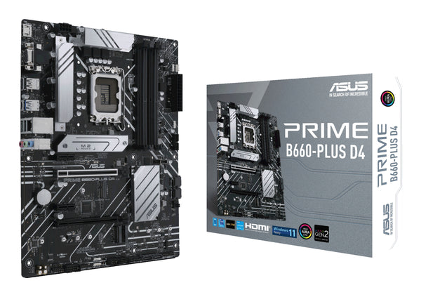 ASUS PRIME B660-PLUS D4 ATX LGA1700  Intel B660