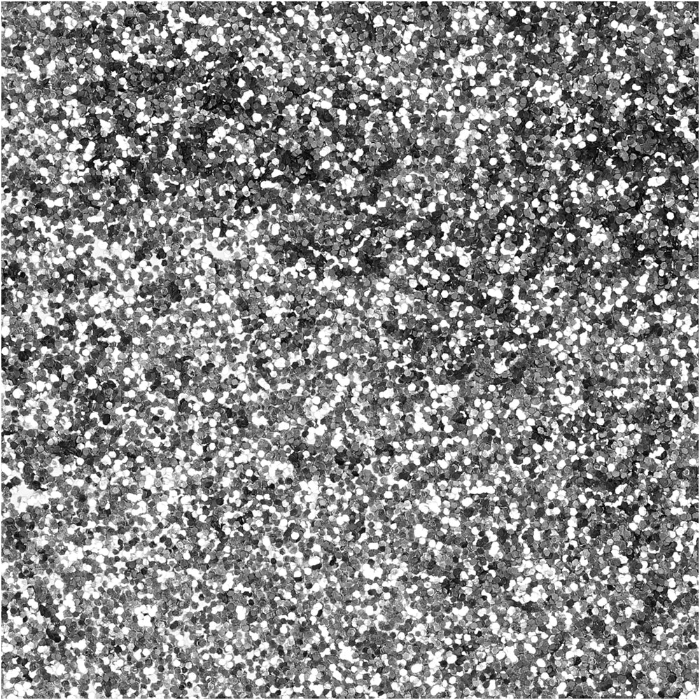 Bio-glimmer, diam. 0,4 mm, sølv, 10 g/ 1 ds.