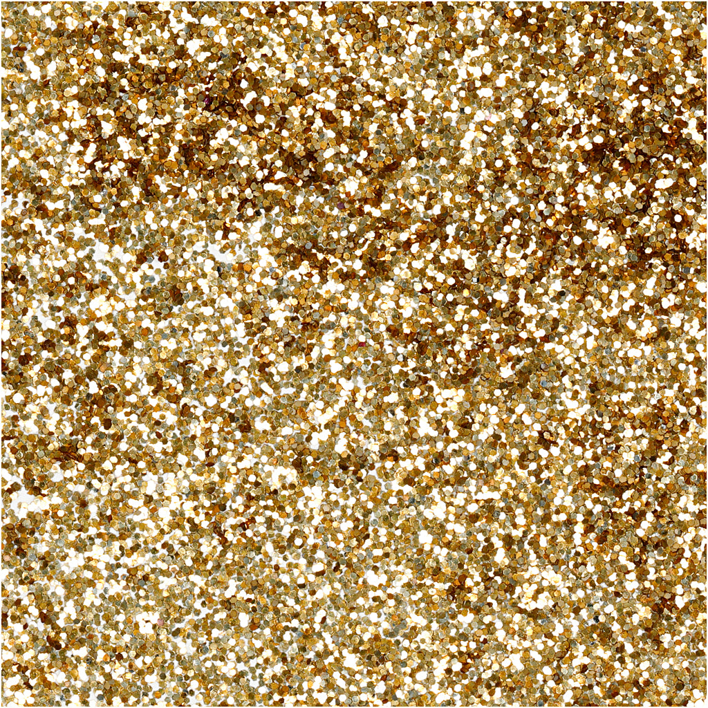 Bio-glimmer, diam. 0,4 mm, guld, 10 g/ 1 ds.