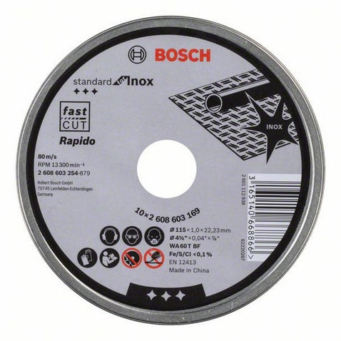Bosch Standard for INOX Rapido Kæreskive Vinkelkværn