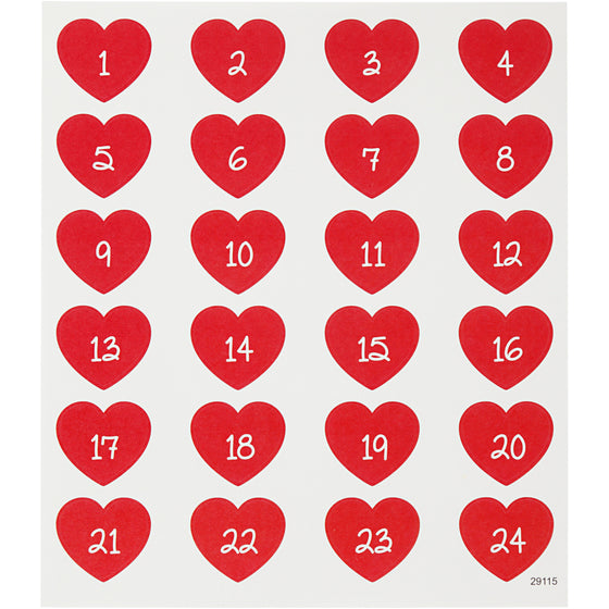 Stickers, ark 15x16,5 cm, 1 ark