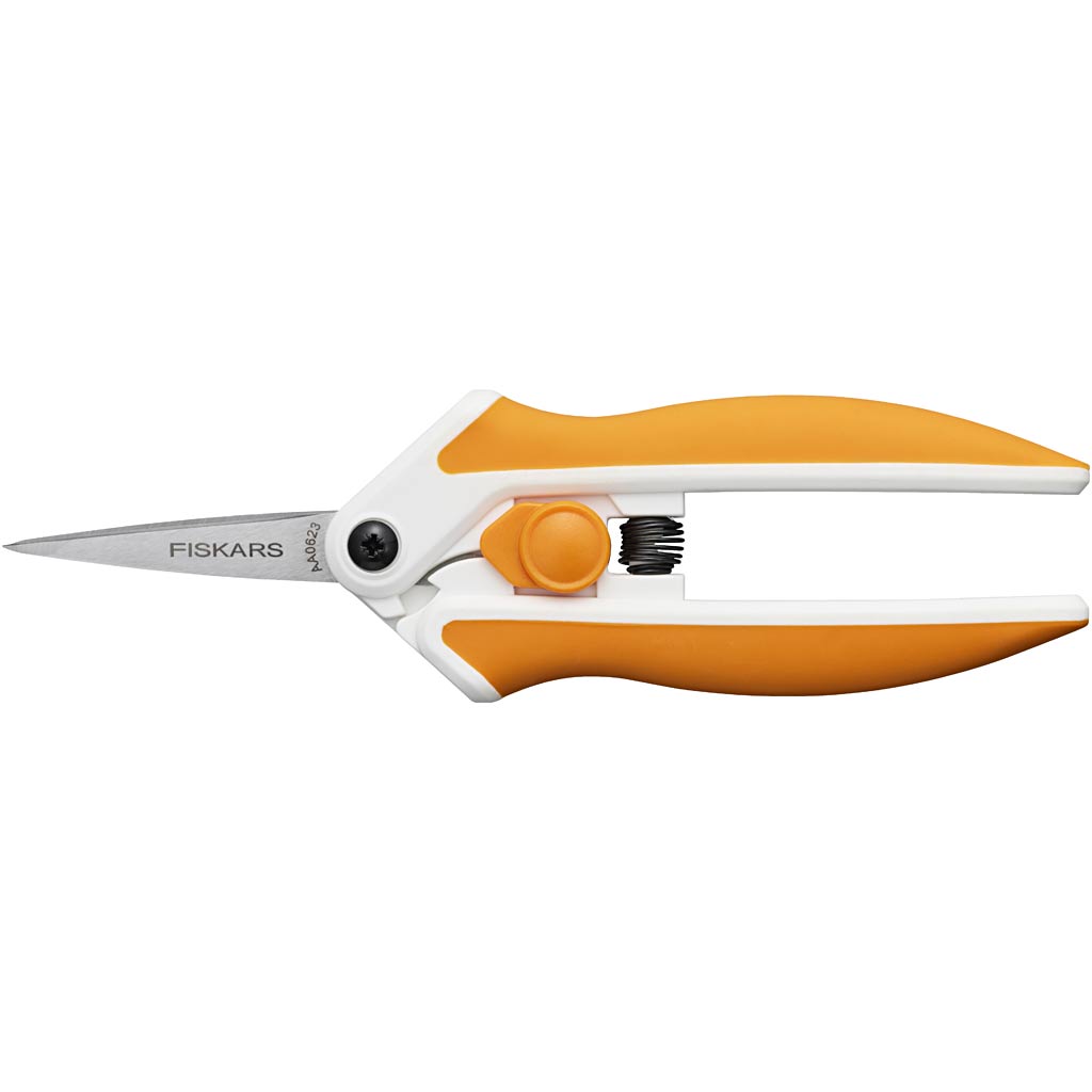 Fiskars Easy Action Softgrip® Micro-Tip®, L: 15 cm, micro spids, 1 stk.