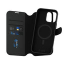 PanzerGlass CARE by Feature Case Tango Two-in-One Wallet w. MagSafe iPhone 16 Pro Max Beskyttelsescover Sort