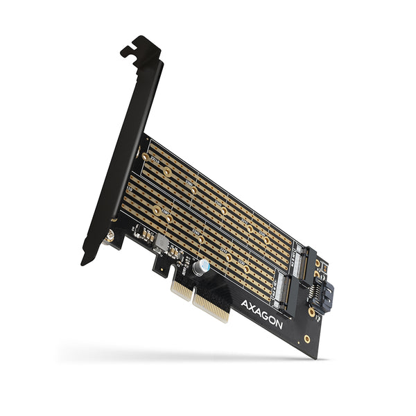 Axagon PCIE NVME+SATA M.2 ADAPTER