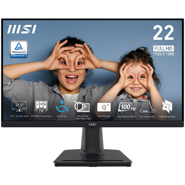 MSI PRO MP225 22 IPS 1920 x 1080 (Full HD) VGA (HD-15) VGA HDMI 100Hz