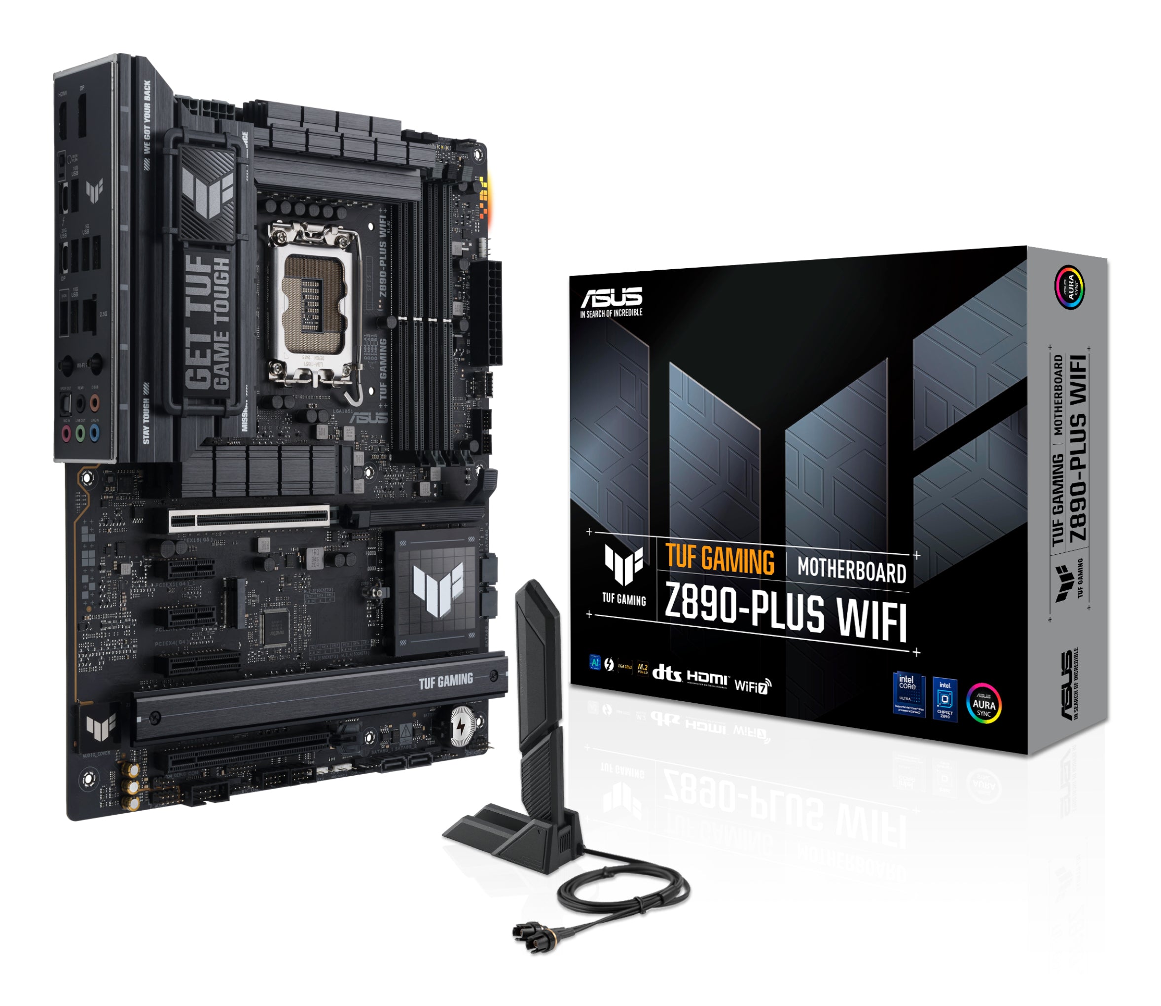 ASUS TUF GAMING Z890-Plus WIFI ATX LGA1851 sokkel Intel Z890